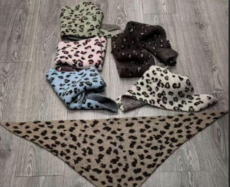Mini - Dreieckstuch - Leopardenmuster