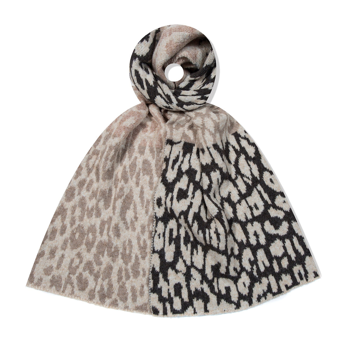 Schal - buntes Leopardenmuster
