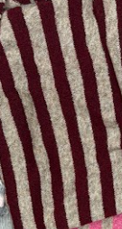 Strickschal - Zebra
