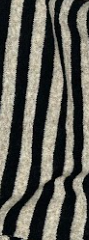 Strickschal - Zebra