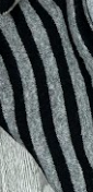 Strickschal - Zebra
